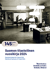 Suomen tilastollisen vuosikirjan 2024 kansi.